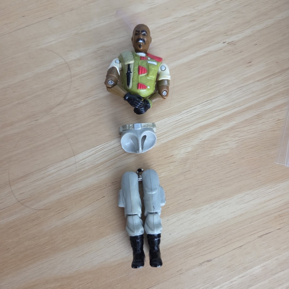 PARTS ONLY GI Joe ROADBLOCK v2 action figure Hasbro 1986 ARAH vintage